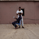 Khaled has his hair cut at the mining camp near the west bank of the Nile River, 40km south of Wawa.